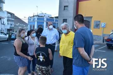 Lomo Magullo inició este sábado los cultos en honor de la Virgen de Las Nieves (Foto Francisco Javier Santana/TA)